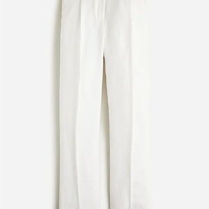 J.Crew straight-leg essential pant in Chelsea linen-Cupro blend